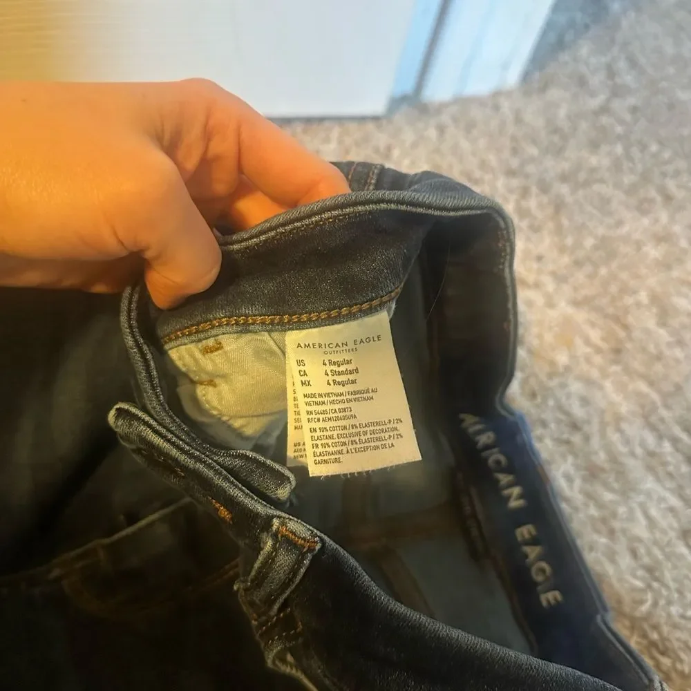 American Eagle Outfitters Blue Skinny Jeans Classic Design